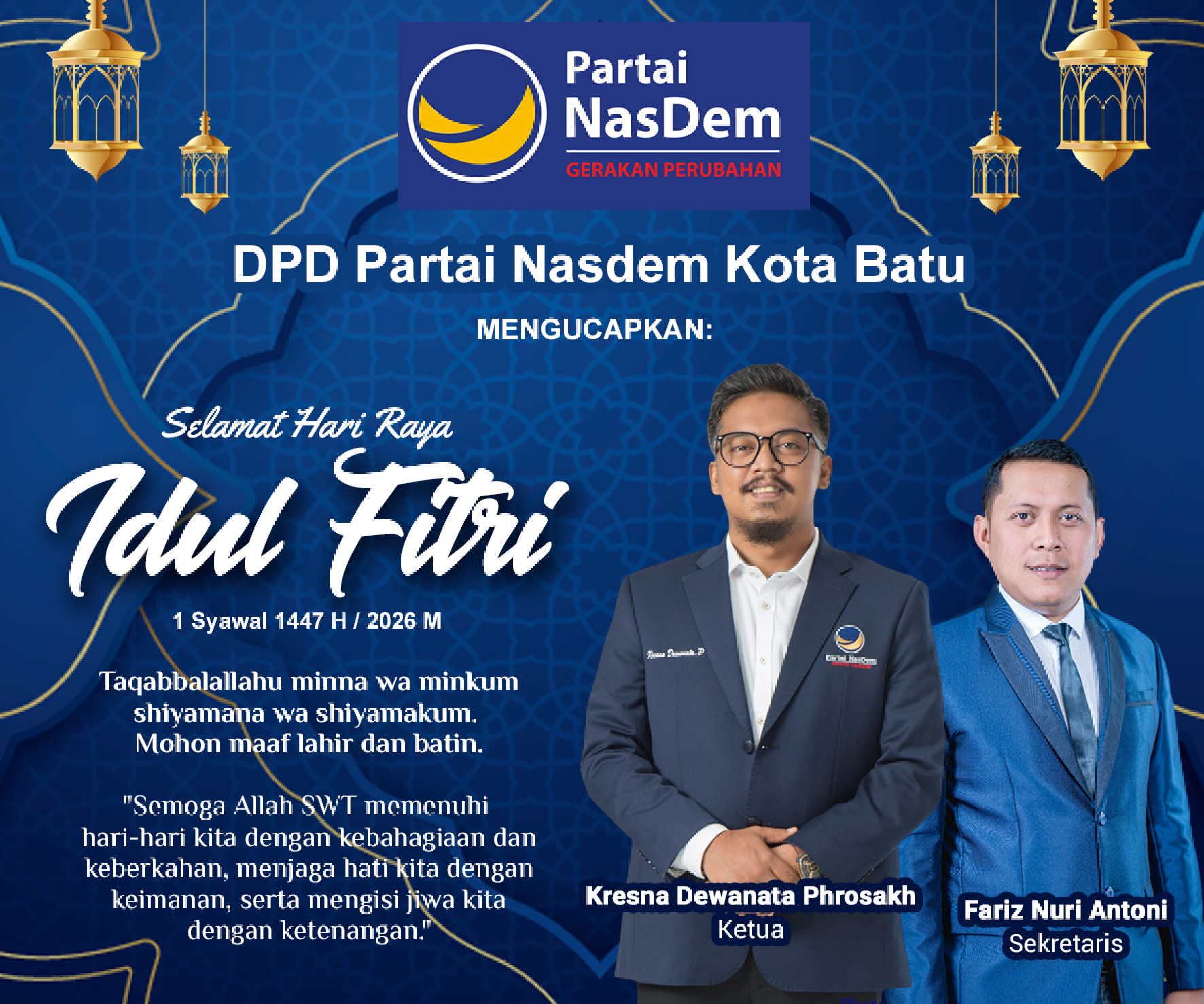 Nasdem Batu Lebaran 2026