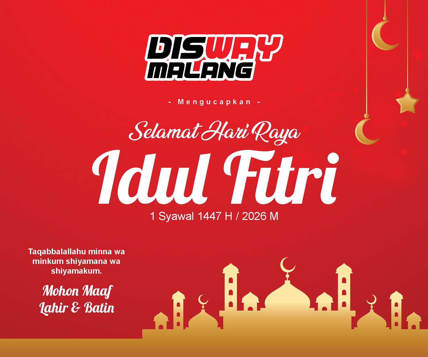 Disway Malang Lebaran 1447 H
