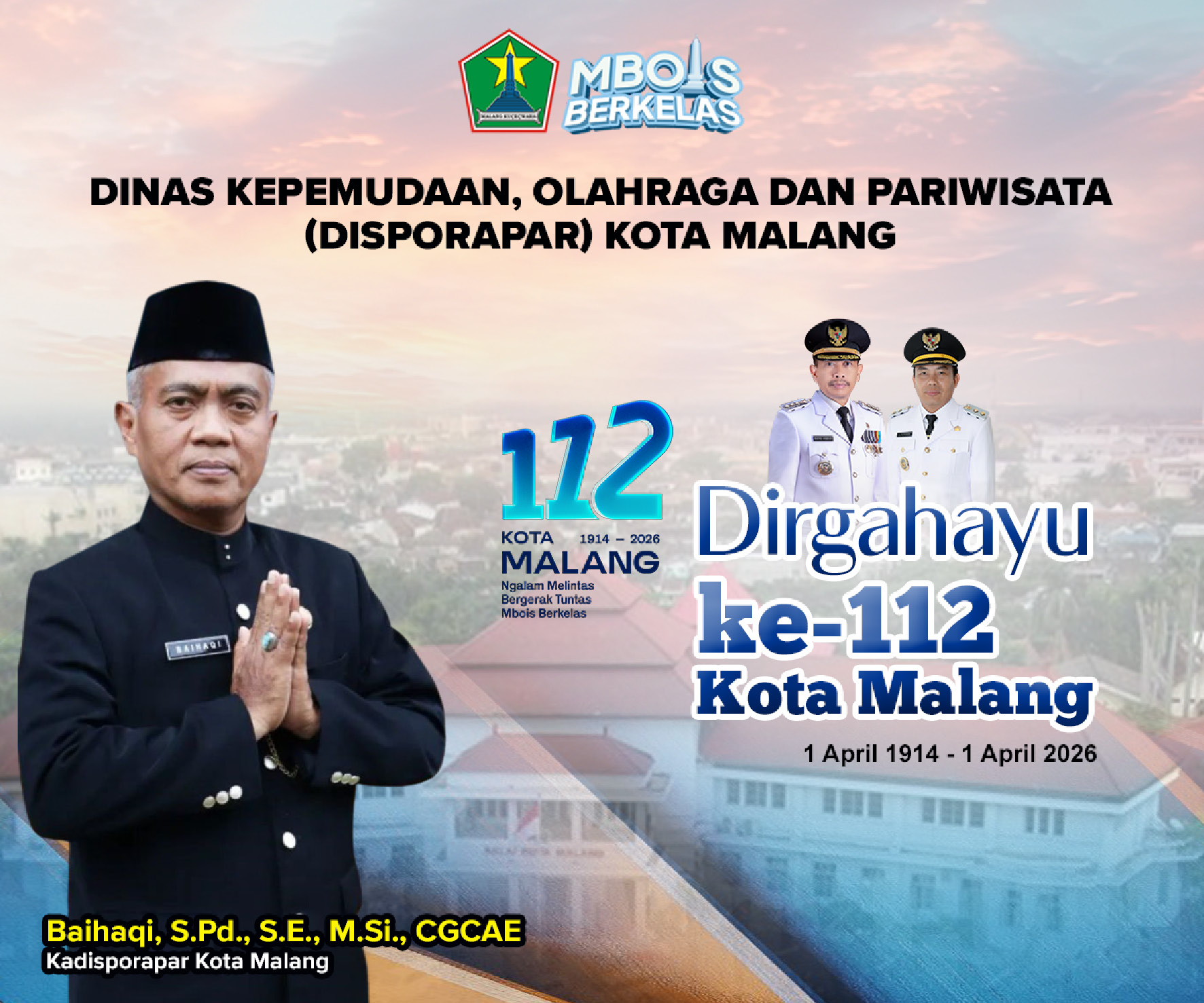 Hut Kota Malang Dispora