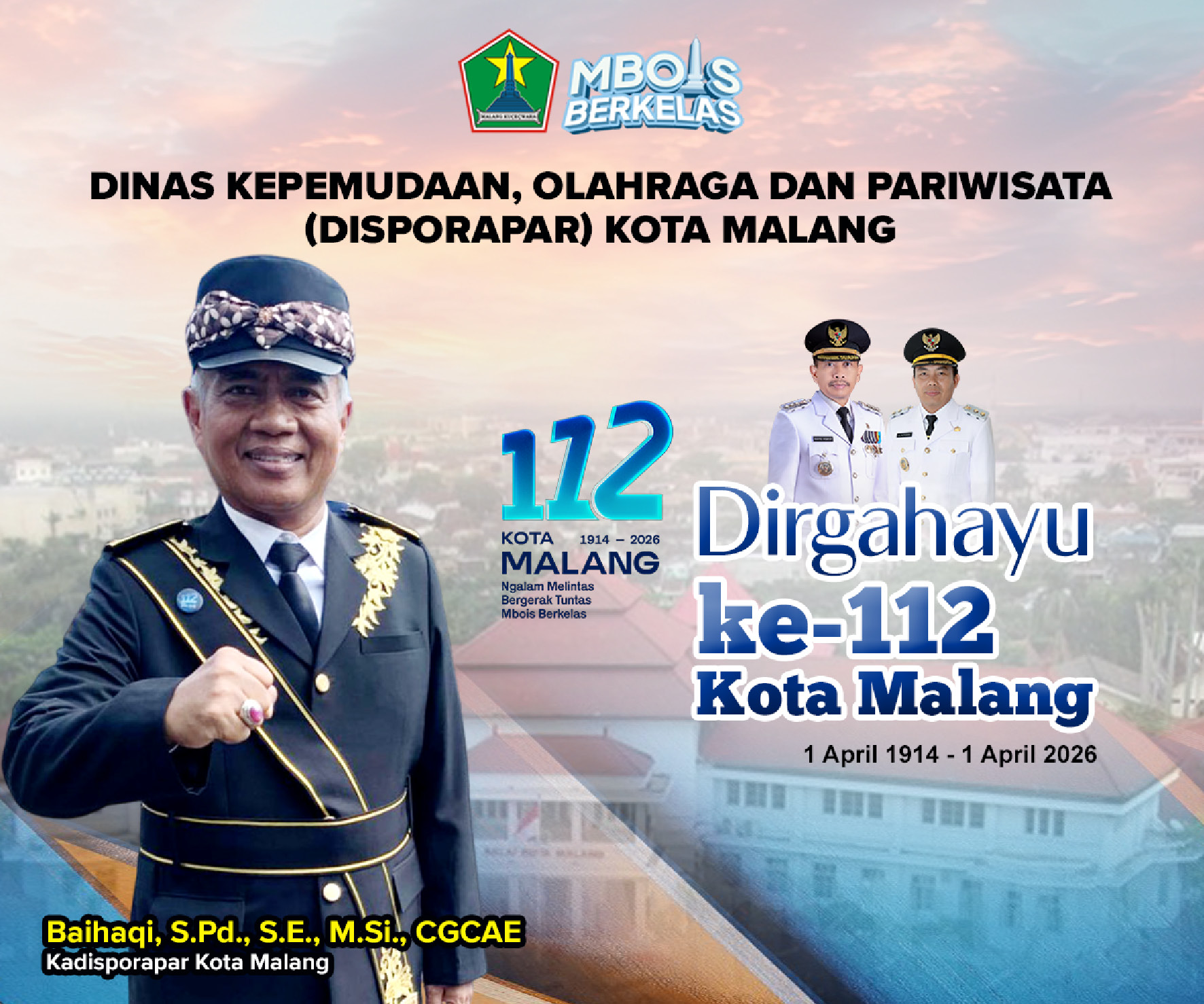 Hut Kota Malang Dispora