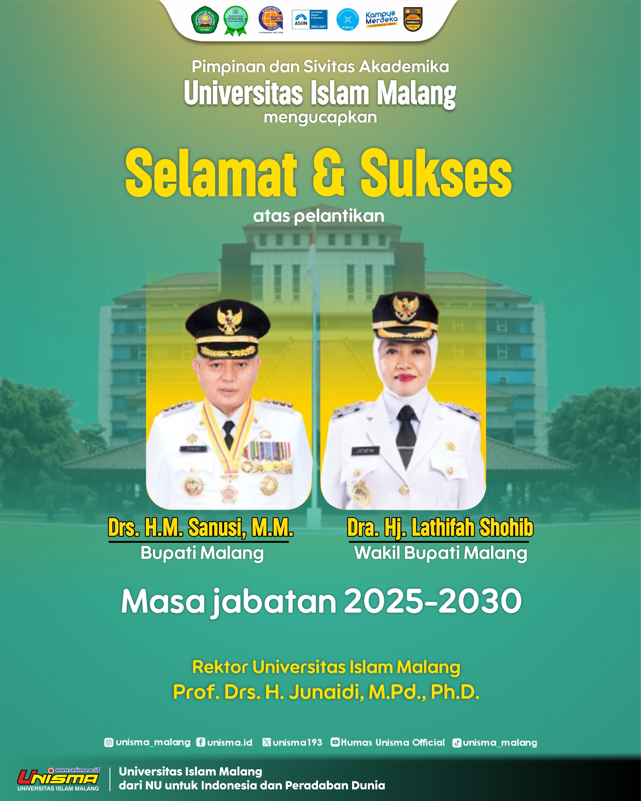 Unisma Bupati Malang