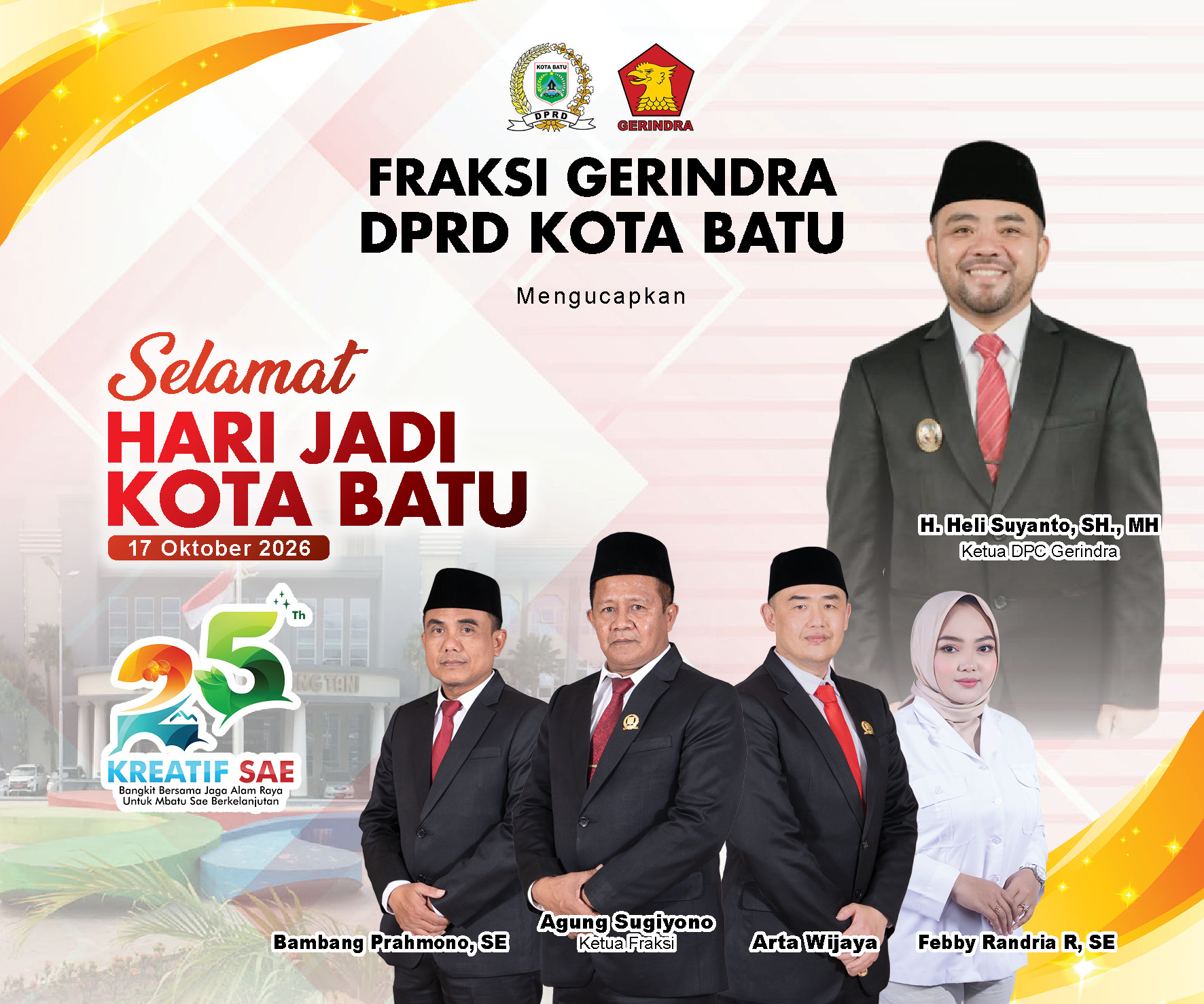 Gerindra HUT Batu