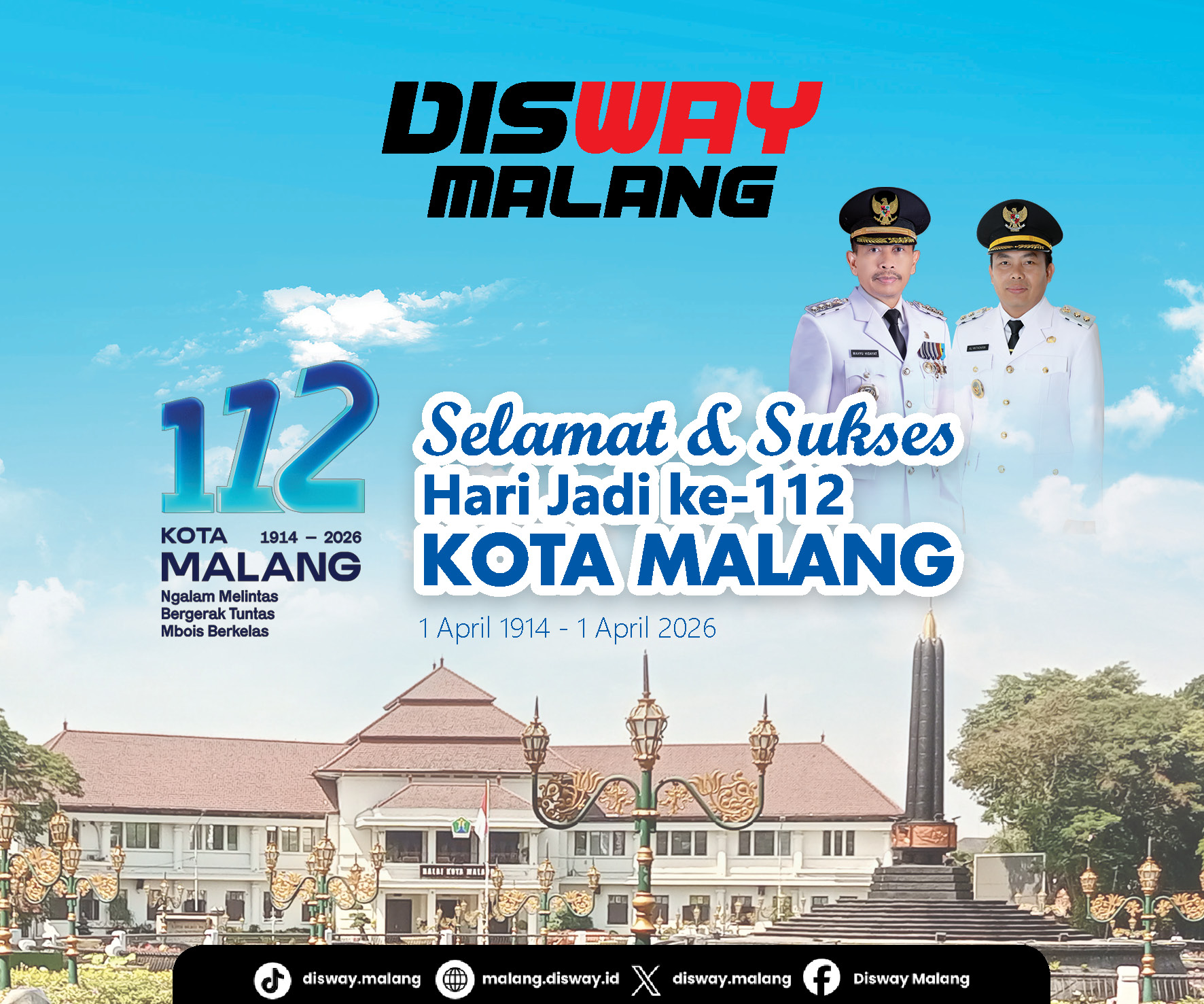 HUT Kota Malang Disway