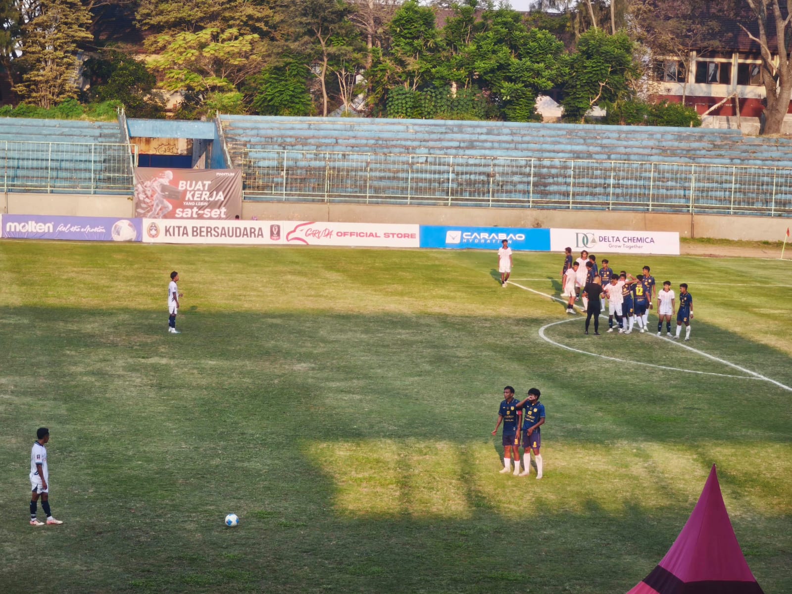 Laga Sengit Tanpa Gol, Persikoba Berbagi Poin dengan Persigar Garut