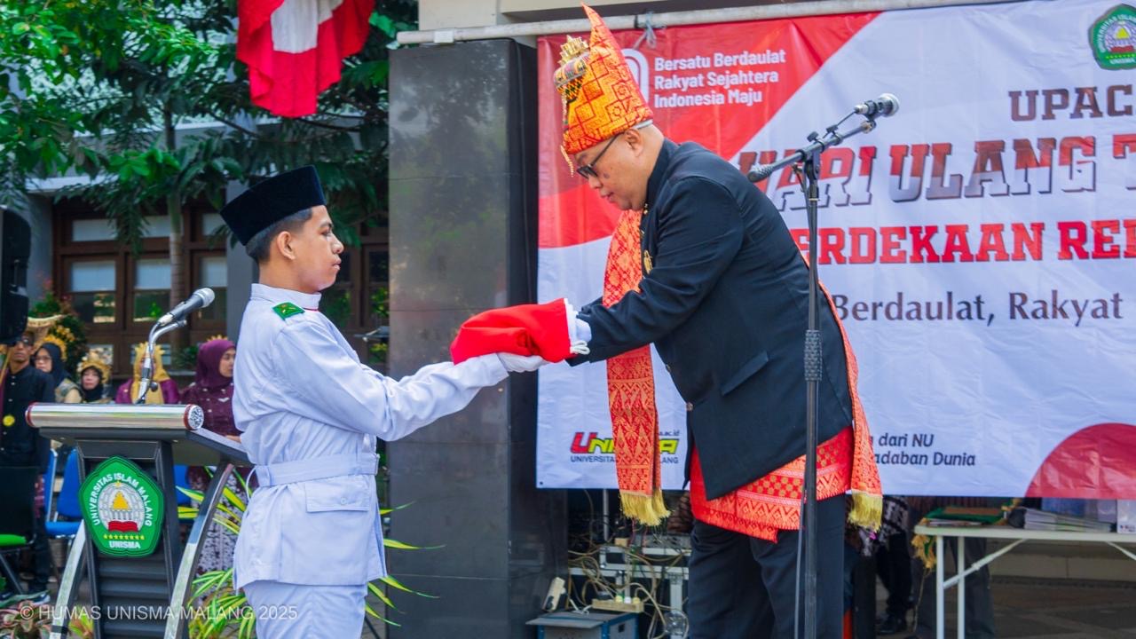 Unisma Gelar Upacara HUT ke-80 RI, Rektor Ajak Sivitas Akademika Refleksi dan Perkuat Persatuan