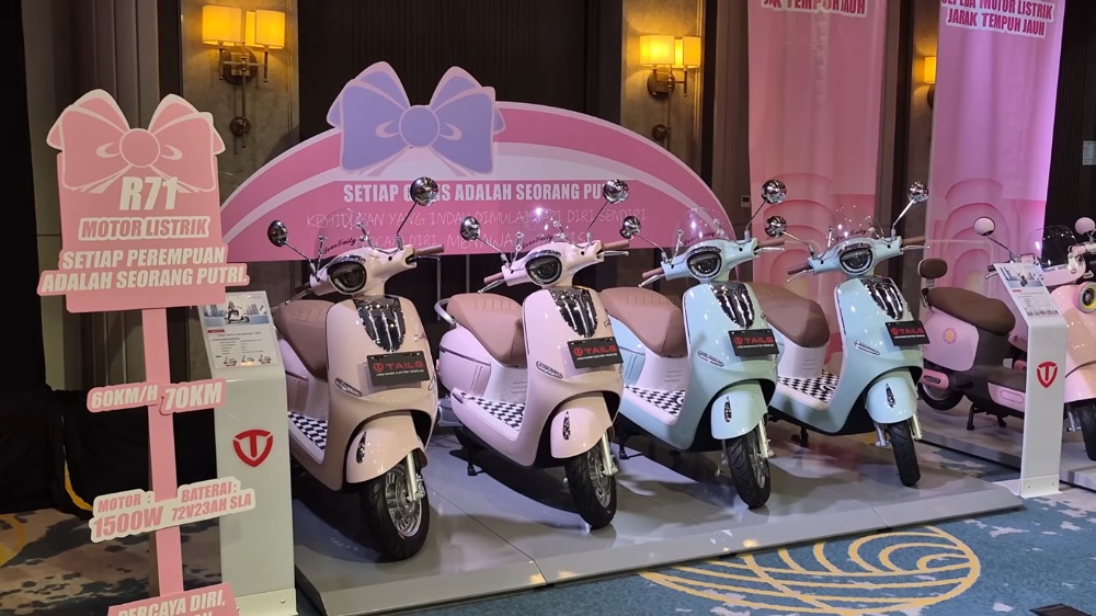 Motor Listrik TAILG Terbaru Resmi Diperkenalkan di Indonesia, Ada Model Sodium Ion yang Mencuri Perhatian
