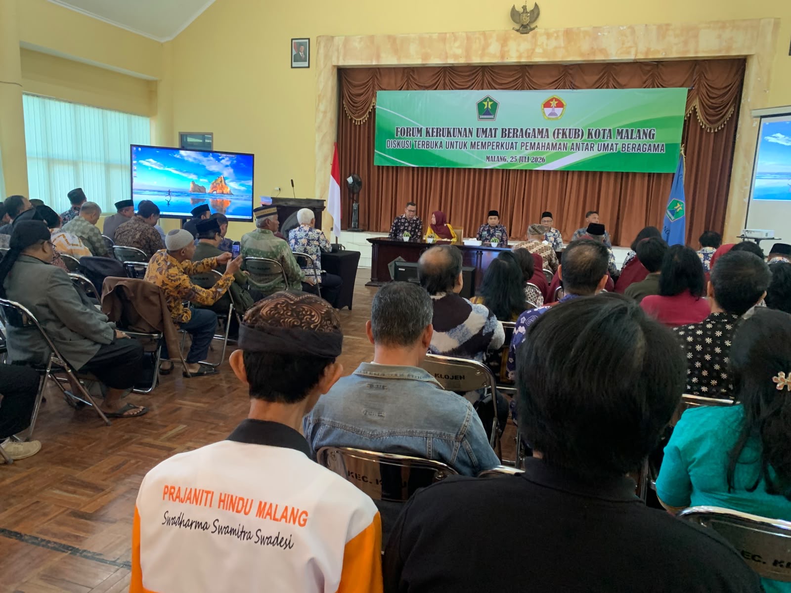 Diskusi Kerukunan Umat Beragama jadi Salah Satu Fondasi Jaga Persatuan di Kota Malang