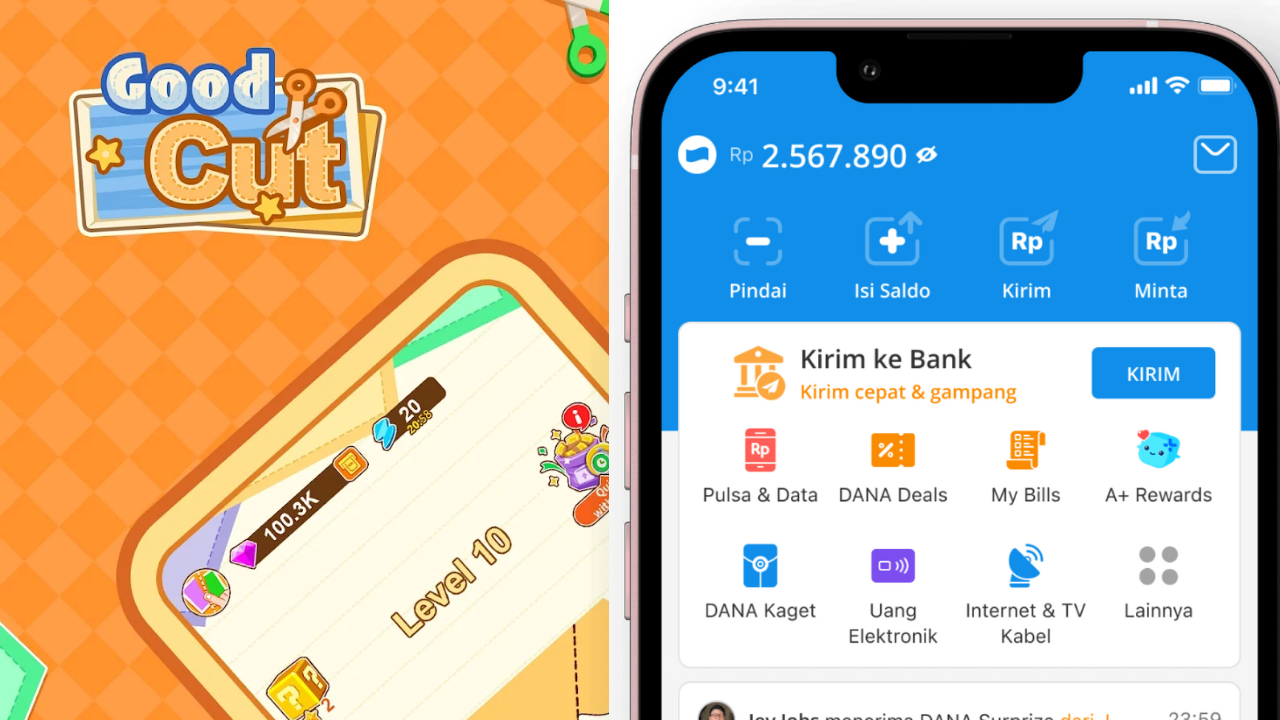 Mainkan! Game Penghasil Uang Terbaru, Kamu Bisa Dapat Transferan Saldo DANA Gratis Rp411.000