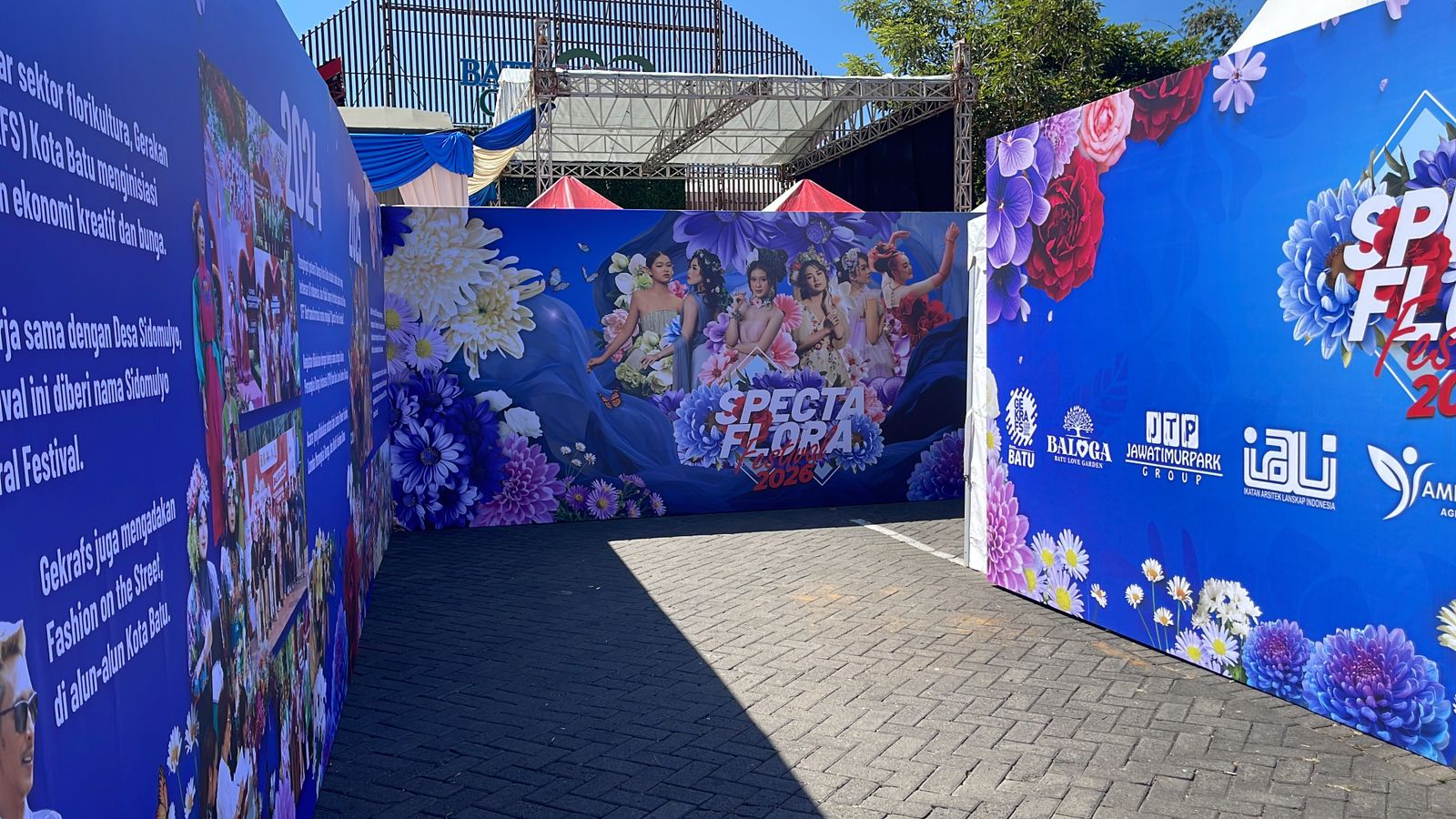 Persiapan Specta Flora Festival Capai 70 Persen, Ketua Panitia: Vendor dan Tenan Sudah Loading