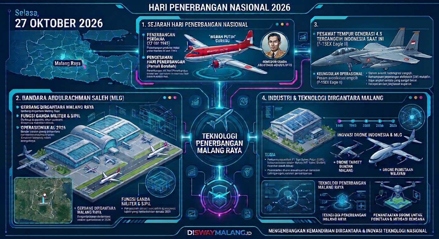 Hari Penerbangan Nasional 27 Oktober: Dari Pesawat Cureng hingga Industri Drone di Malang