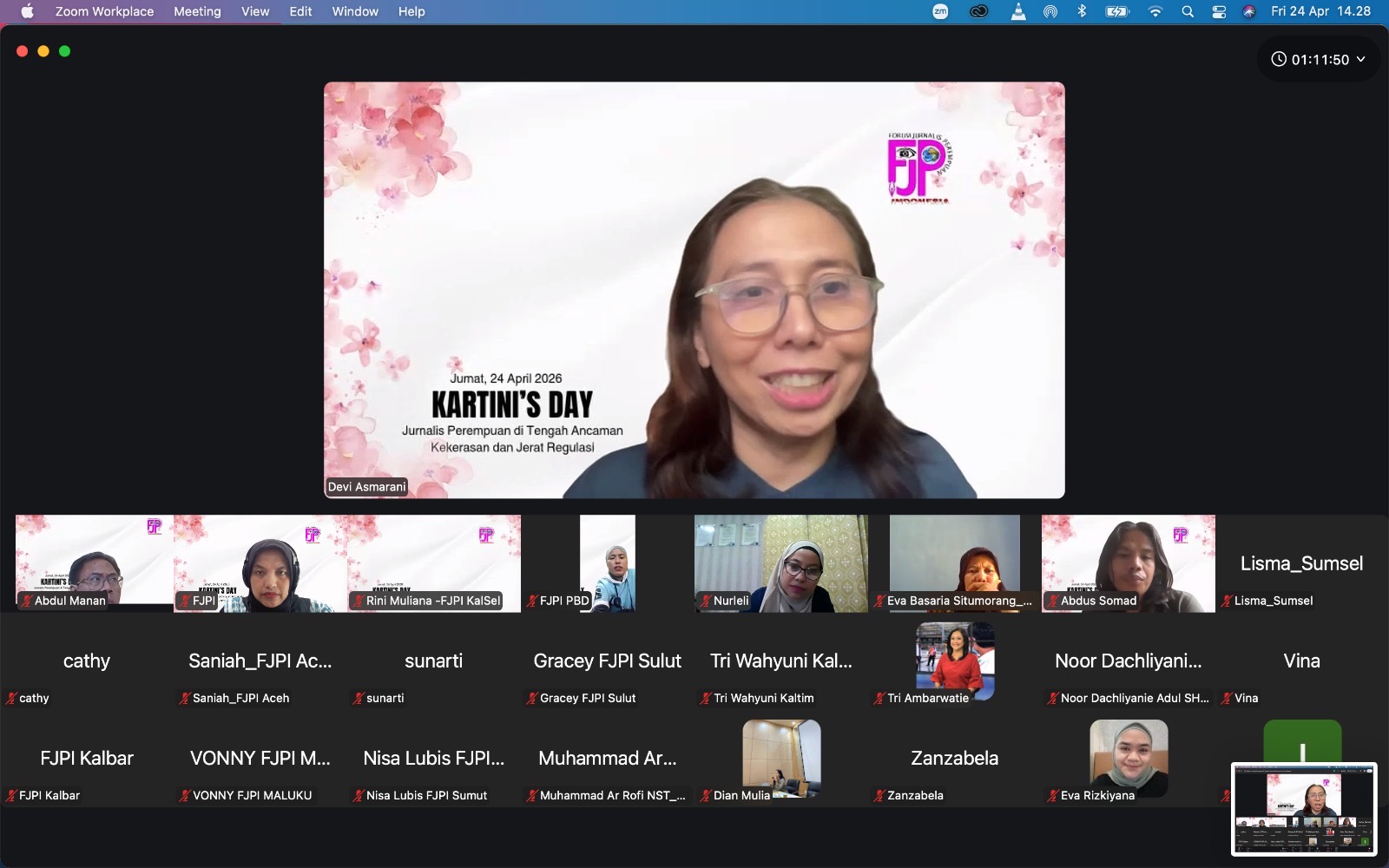 FJPI Soroti Ancaman Kekerasan terhadap Jurnalis Perempuan dan Pembatasan Pers Digital