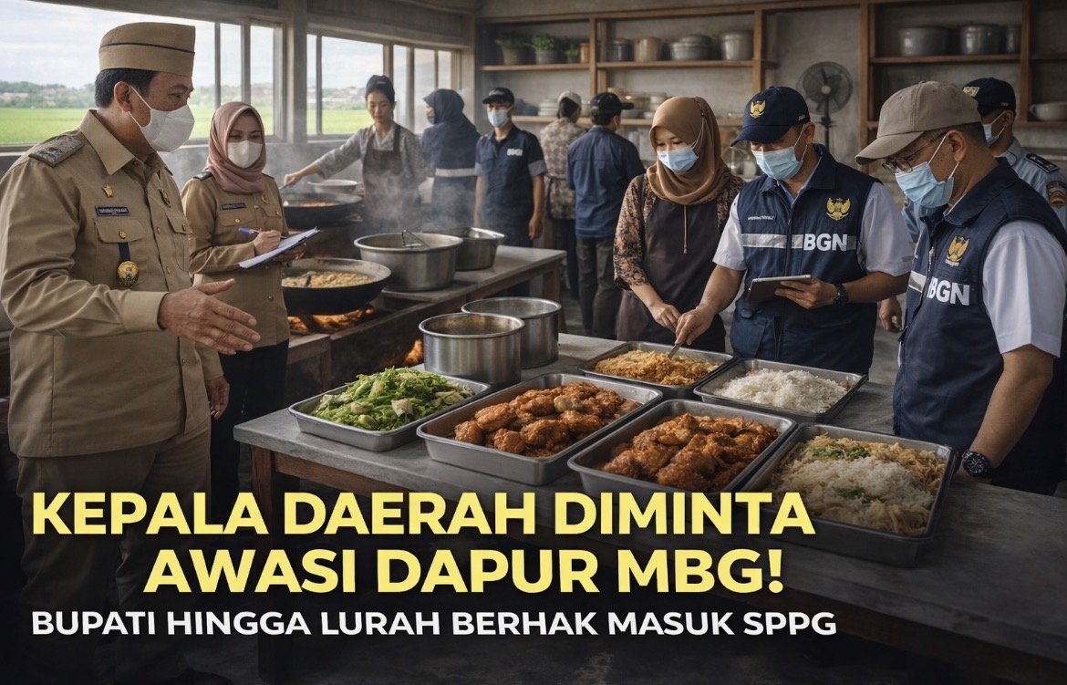 Kepala Daerah Diminta Awasi Dapur MBG, BGN: Bupati hingga Lurah Berhak Masuk SPPG