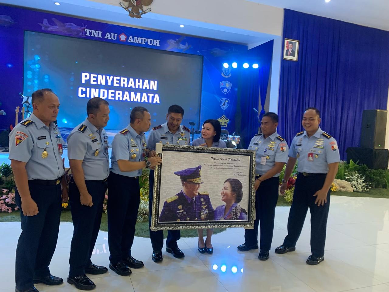 Serah Terima Jabatan Danlanud ABD Saleh, Ini Pesan Marsma Firman untuk Kolonel Reza