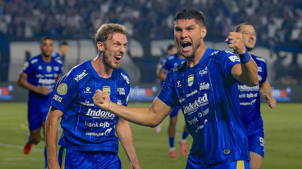 Persib Bandung Menang Tipis atas Persik Kediri, Gol Julio Cesar Jadi Pembeda