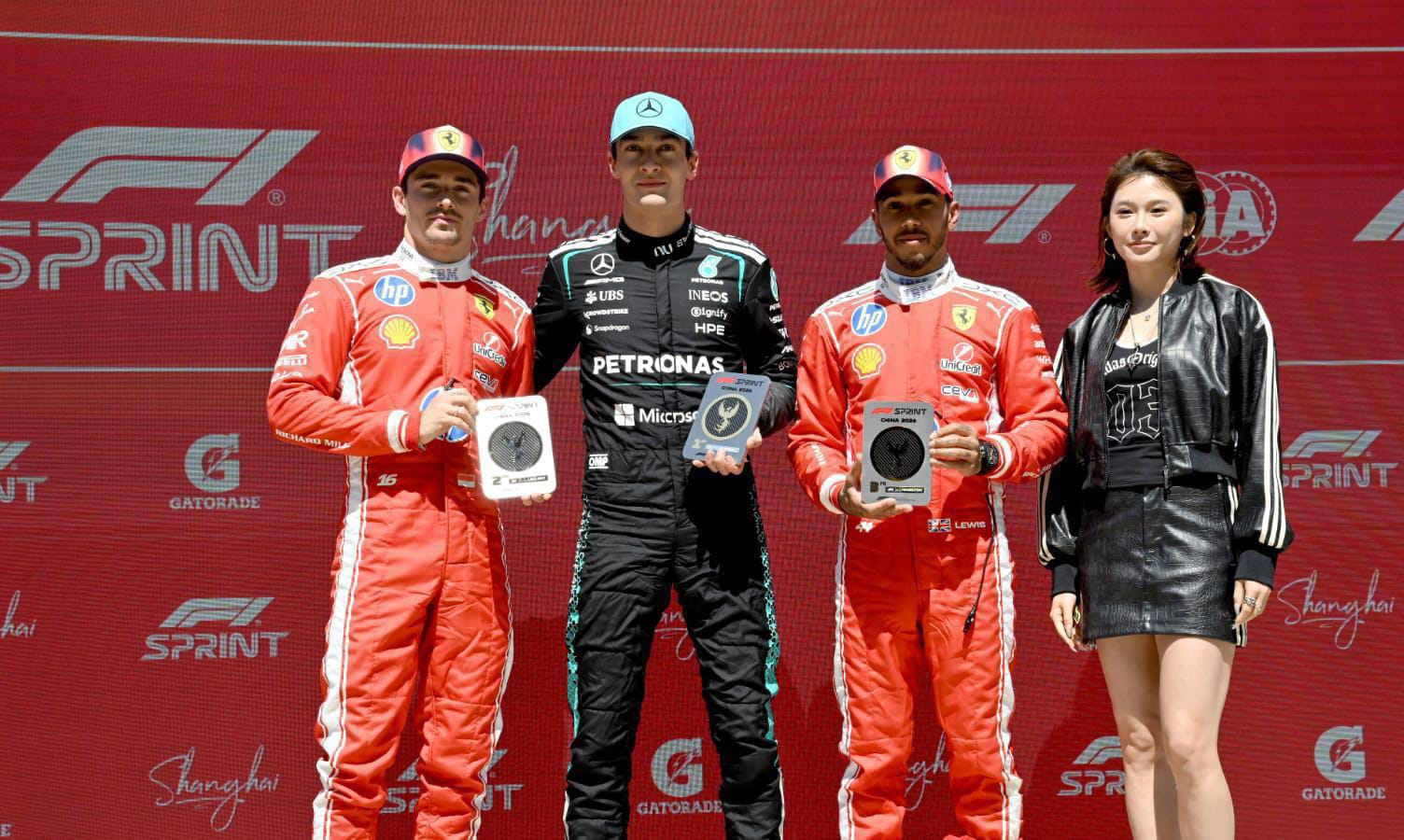 GP China 2026: Russell Juara Sprint Race, Bertahan dari Serangan Hamilton-Leclerc