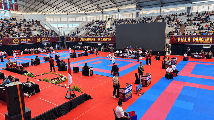 3.050 Karateka Serbu GOR Ken Arok Malang, Piala Panglima TNI 2026 Digelar 3 Hari