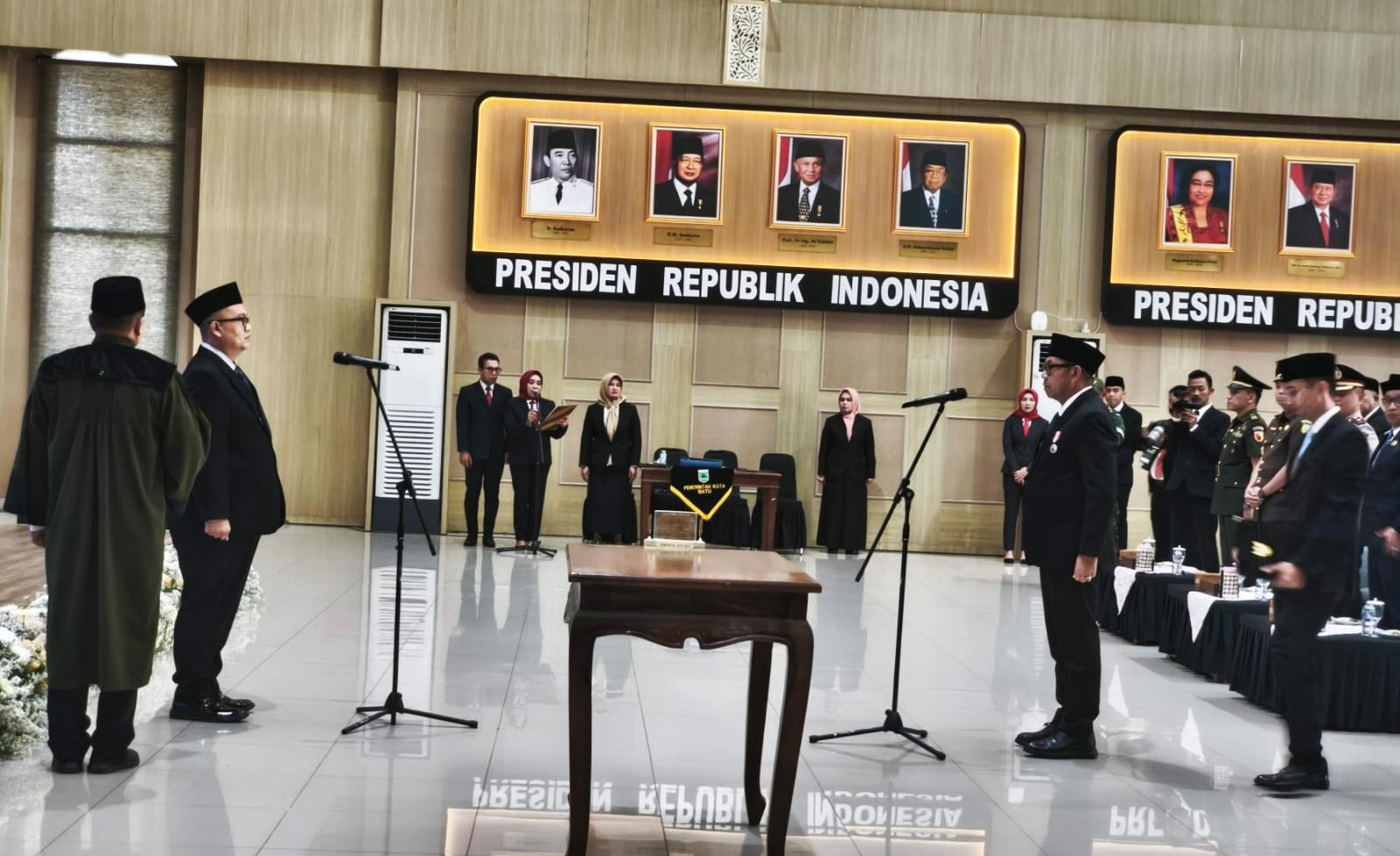 Alfi Nurhidayat Resmi Jabat Sekda Kota Batu