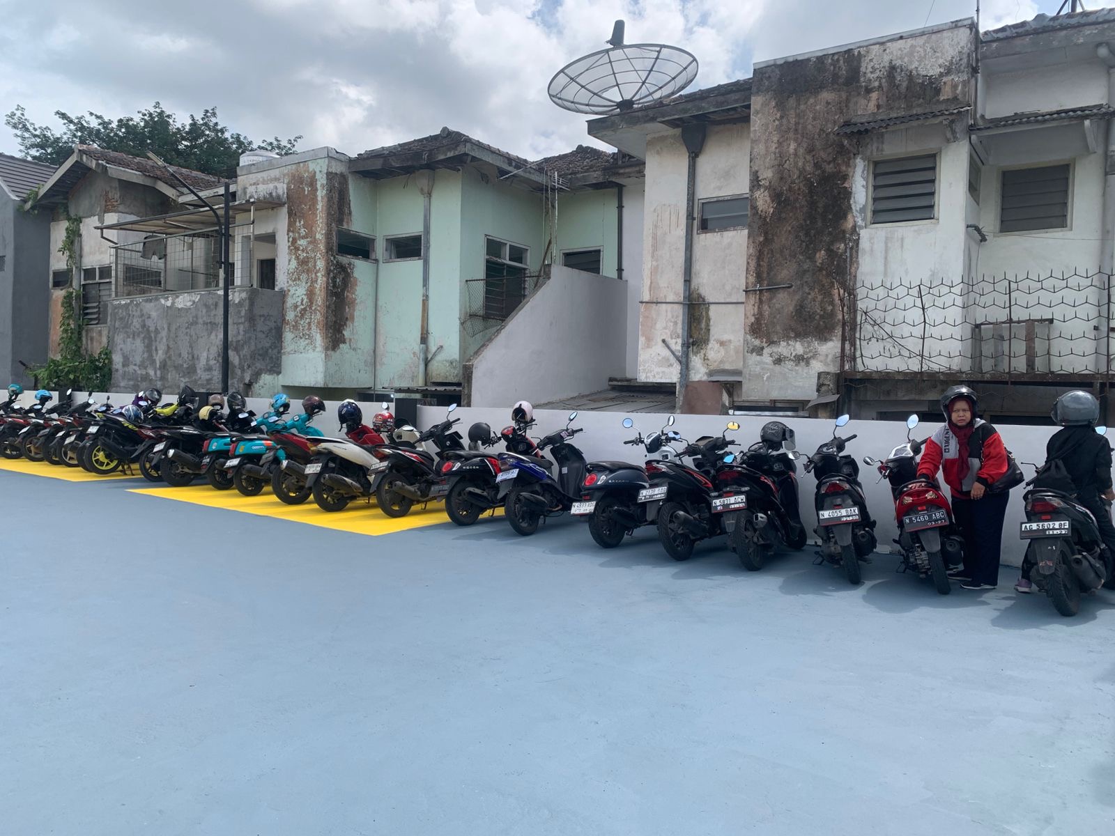 Parkir Gratis Sudah Disiapkan, Lima Motor Tak Tertib Diangkut Petugas