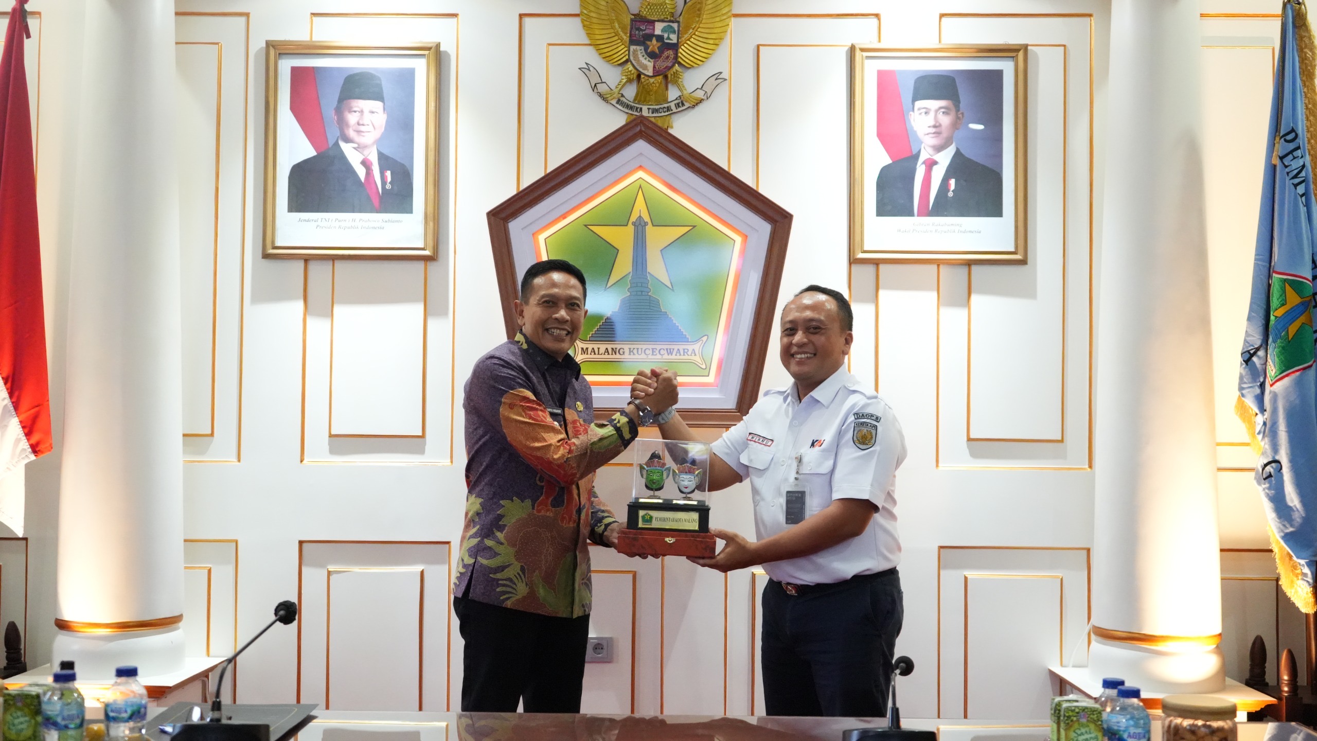 KAI Daop 8 Surabaya Audiensi dengan Wali Kota Malang Bahas Revitalisasi Stasiun Malang