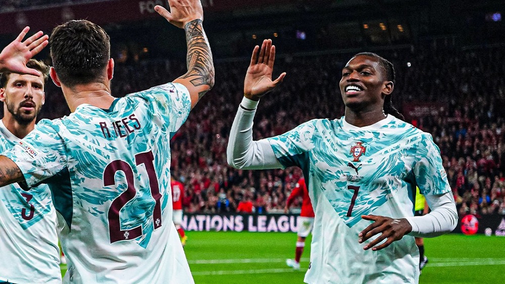 Portugal Cetak 4 Gol ke Gawang Denmark, Rafael Leão Jadi Sorotan dengan Nomor 7