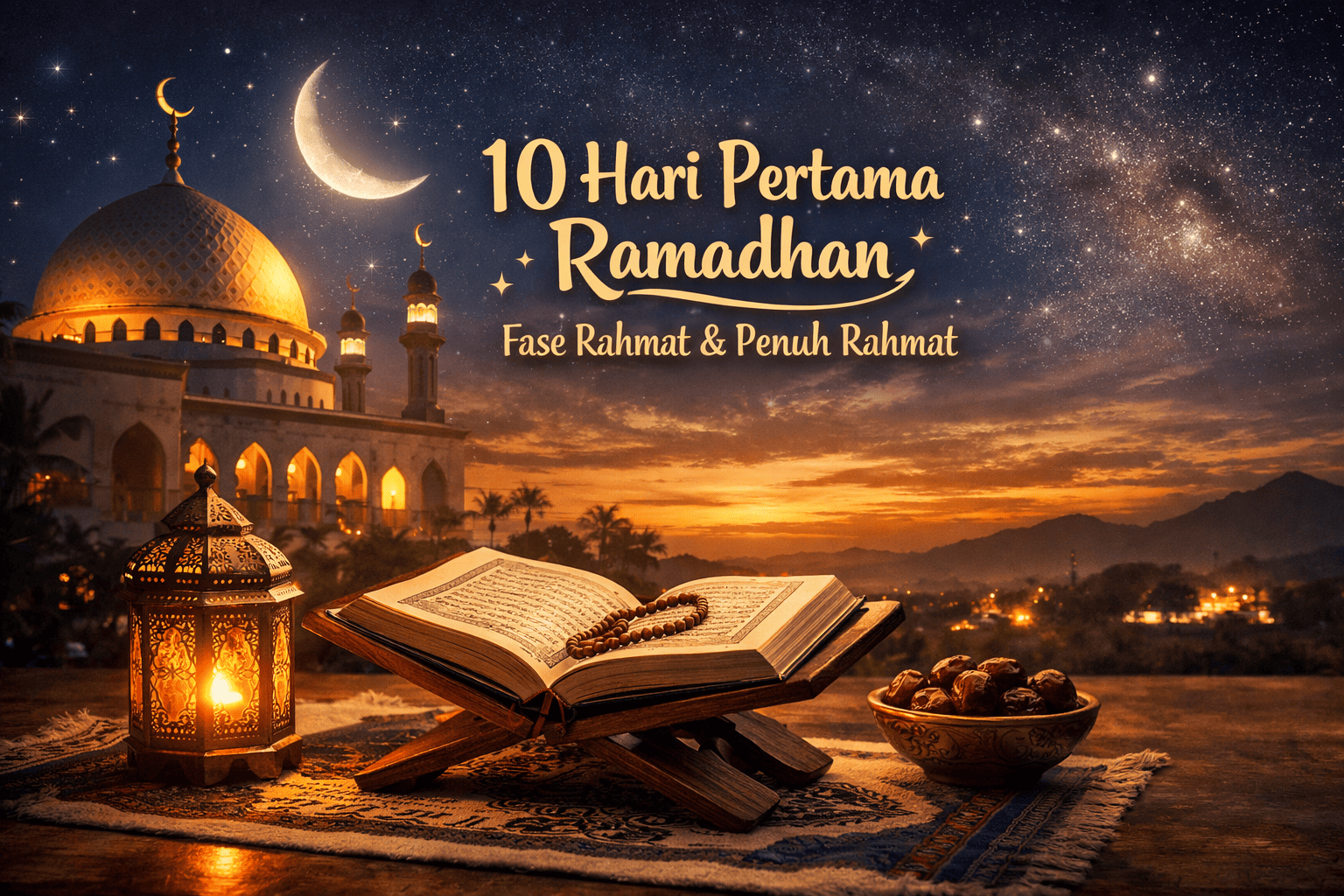 10 Hari Pertama Ramadan: Fase Rahmat dan Momentum Memperbaiki Ibadah
