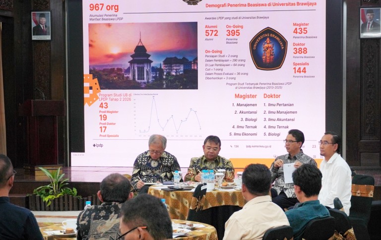 UB Jajaki Beasiswa Akselerasi Magister LPDP, Buka Peluang bagi Alumni dan Staf