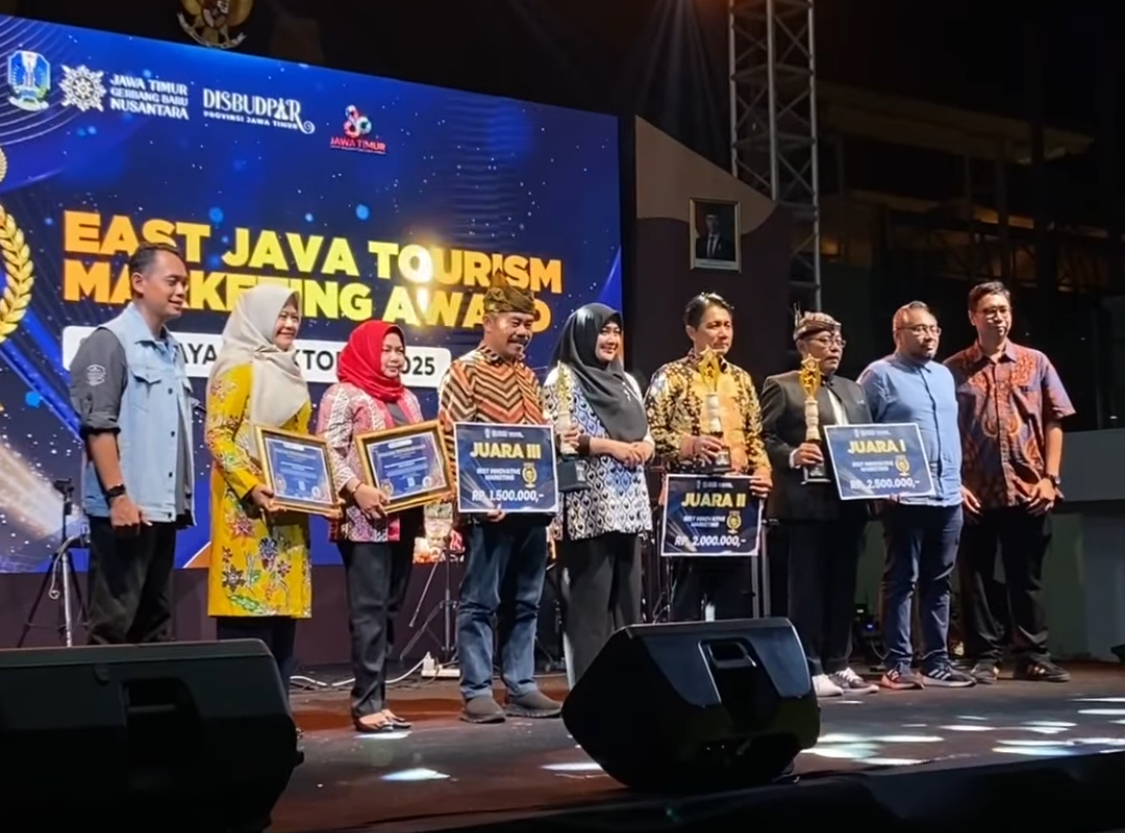 Disparbud Kabupaten Malang Torehkan Prestasi di EJTMA 2025, Raih Juara Best Innovative Marketing
