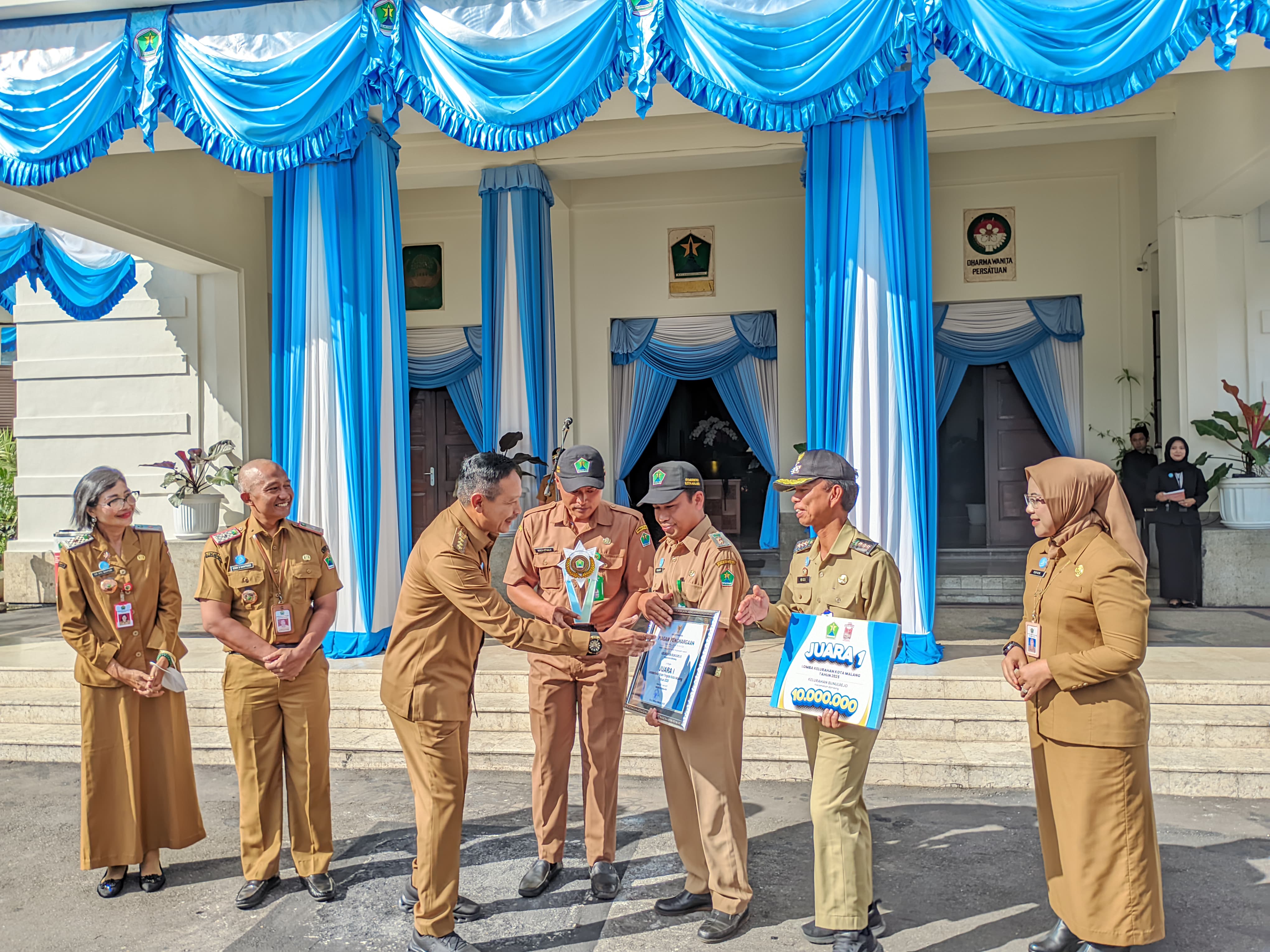Bunulrejo Ditetapkan jadi Kelurahan Terbaik Kota Malang, Diikuti Tasikmadu dan Bandungrejosari