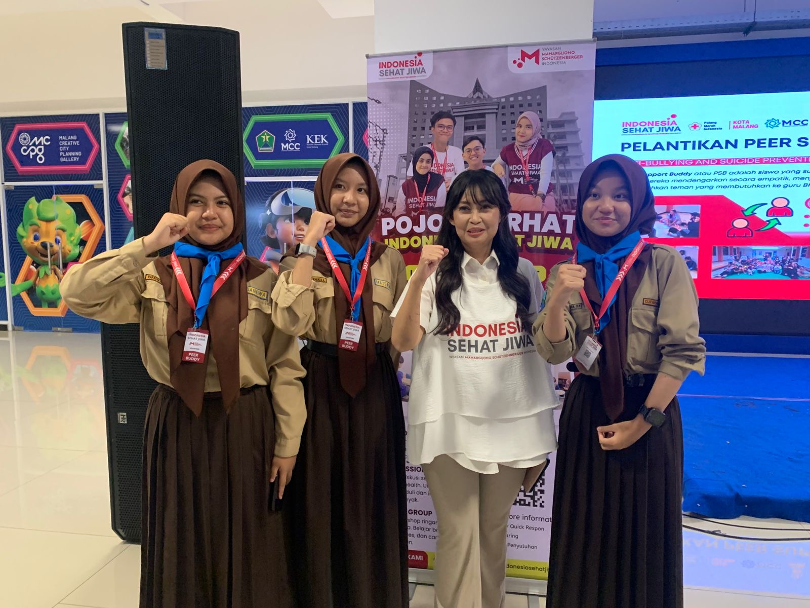 170 Pelajar di Malang Dilantik Jadi Peer Support Buddy, Teman Curhat untuk Cegah Bullying dan Bunuh Diri