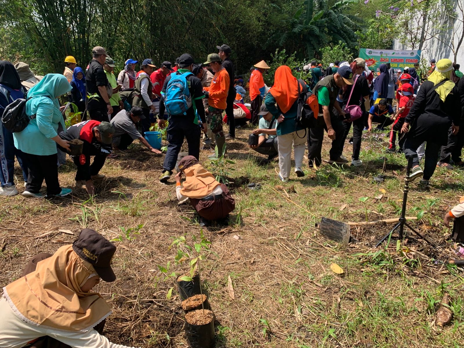 DLH Kota Malang Tanam 1.000 Pohon di TPA Supit Urang, Perkuat Tutupan Hijau dan Tekan Emisi Karbon