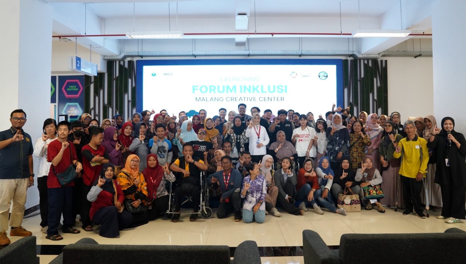 Forum Inklusi Malang Creative Center Diresmikan, Tingkatkan Pemberdayaan Disabilitas Malang