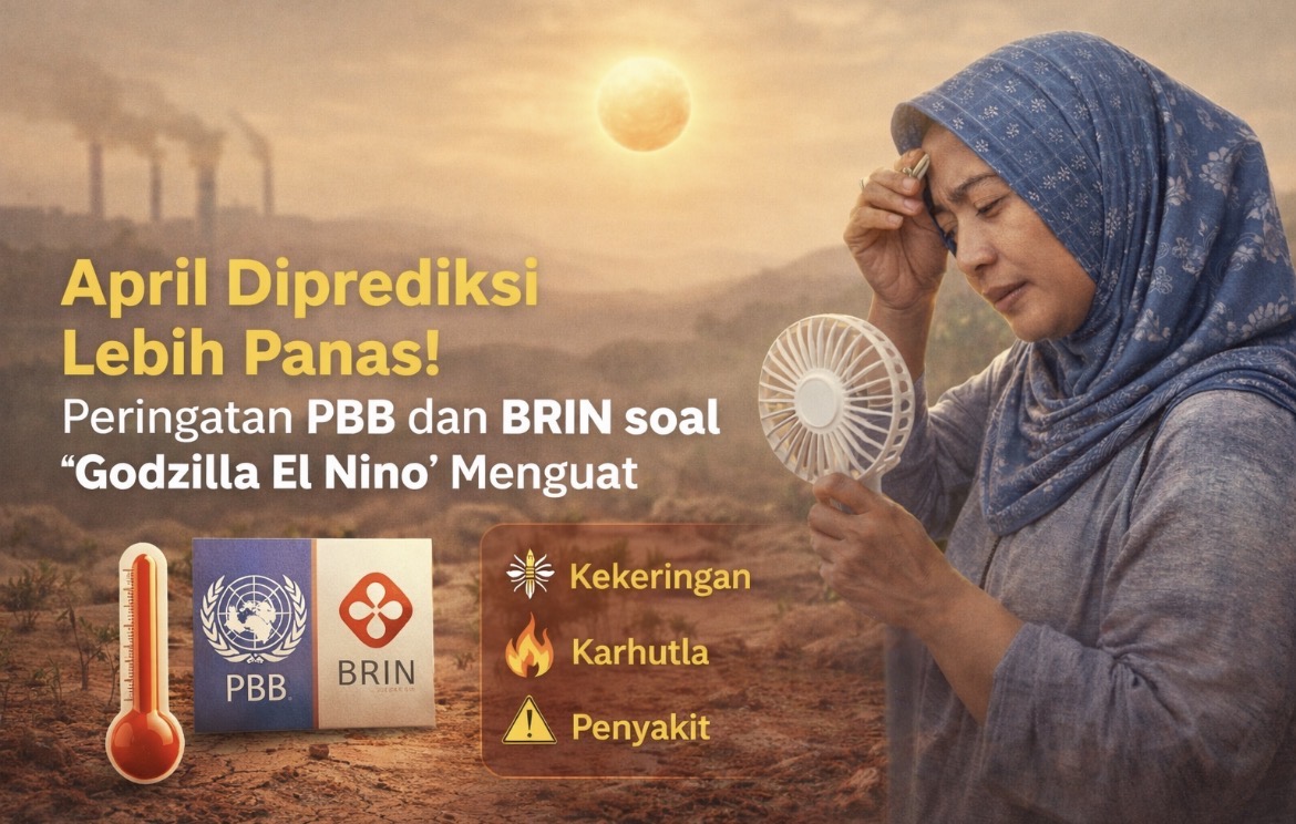 April Diprediksi Lebih Panas! Peringatan PBB dan BRIN soal ‘Godzilla El Nino’ Menguat