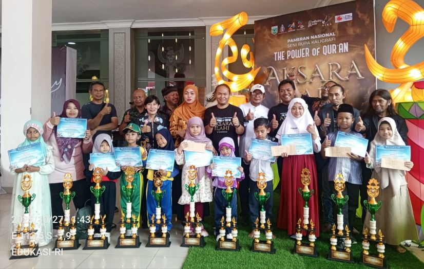 Menyemai Benih Cinta Kaligrafi, Digelar Lomba Tingkat TK-SD, Juri: Banyak Talenta Luar Biasa