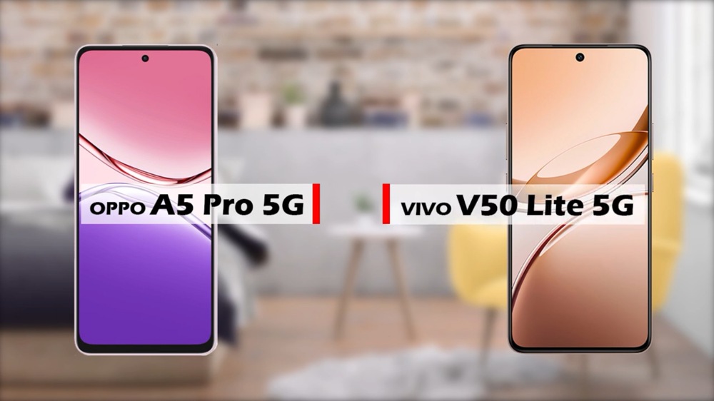 Perbandingan Oppo A5 Pro 5G vs Vivo V50 Lite 5G, Spek Mirip tapi Beda Tipis Harga