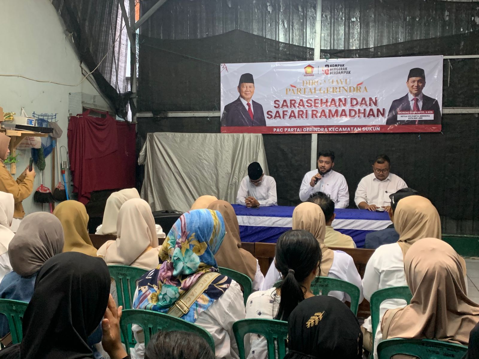 Gerindra Kota Malang Gelar Tebus Murah 250 Paket Sembako