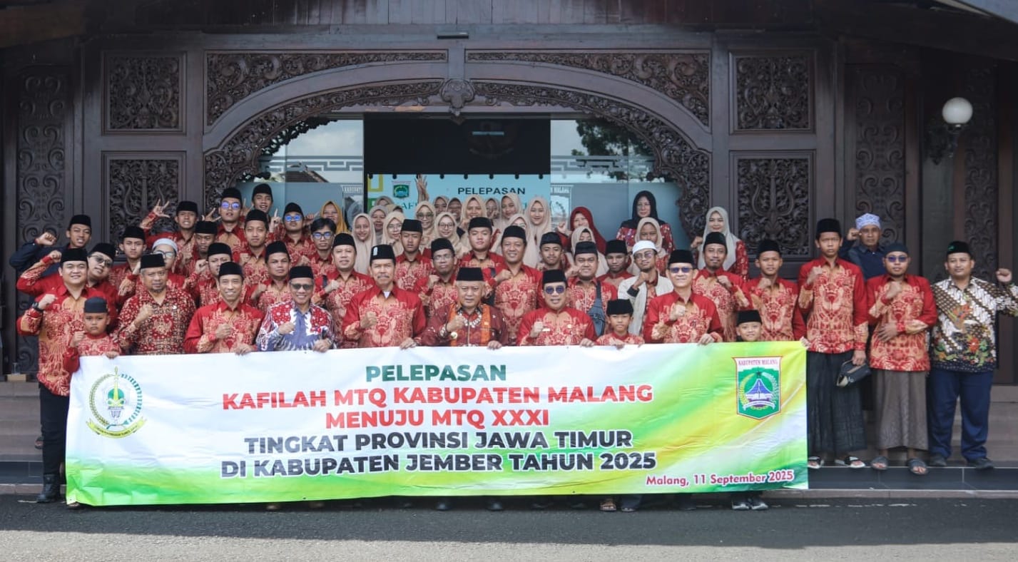 Kafilah MTQ Kabupaten Malang Diberangkatkan Mengikuti  Musabaqah Tilawatil Qur’an Provinsi di Jember