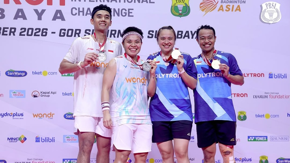 Indonesia Sapu Tiga Gelar, Ini Hasil Lengkap Polytron Surabaya International Challenge 2026