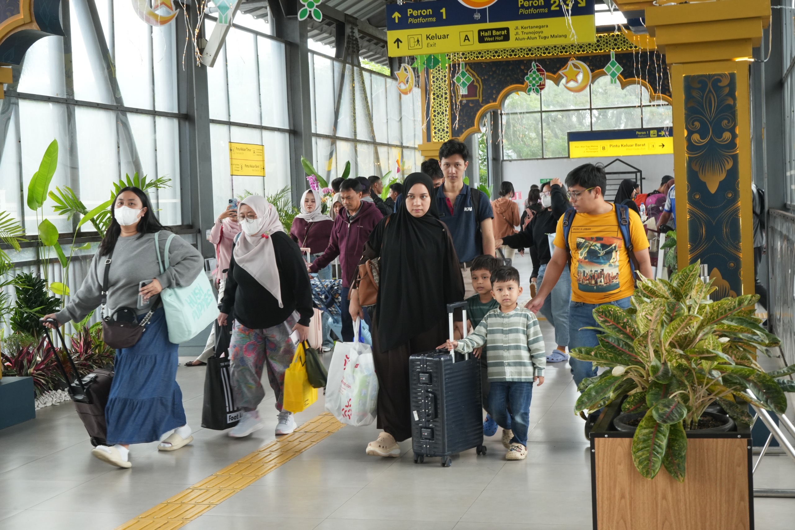 Arus Balik Lebaran Masih Tinggi, 9.274 Penumpang Kereta Padati Malang Raya