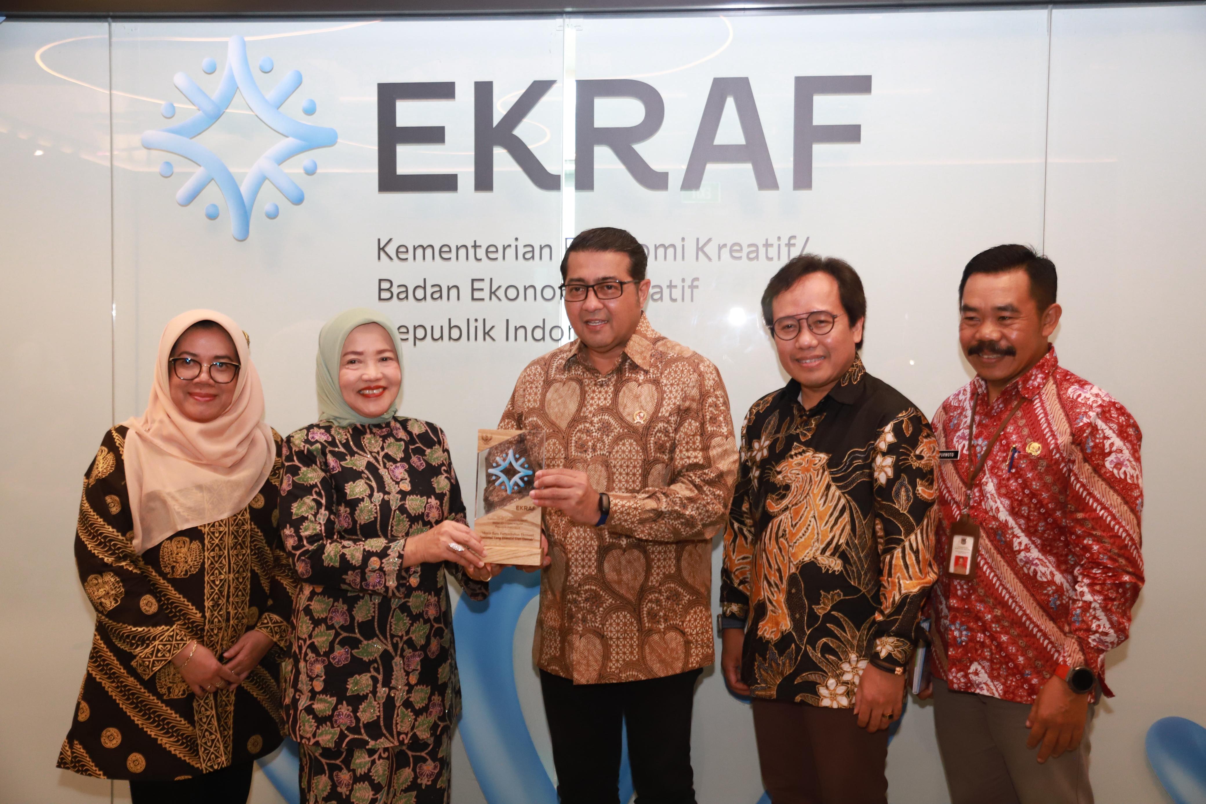 Wabup Malang Temui Menteri Ekraf terkait Rencana Pengembangan Ekraf di Kabupaten Malang 