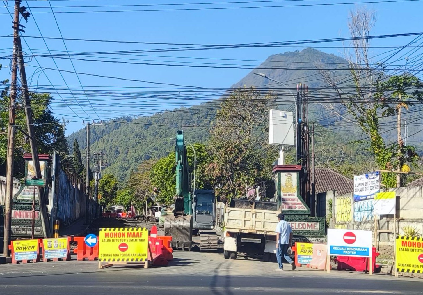 Jalan Hasanuddin Batu Ditarget Buka Akhir Oktober, Kendaraan Besar Bisa Melintas