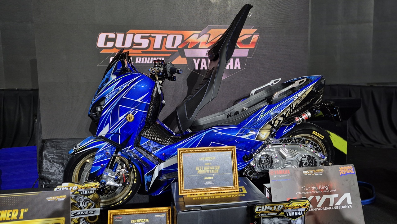 Modif Gila-gilaan Habis Rp 1 M, XMAX Anak Medan Jadi King of MAXI 2025