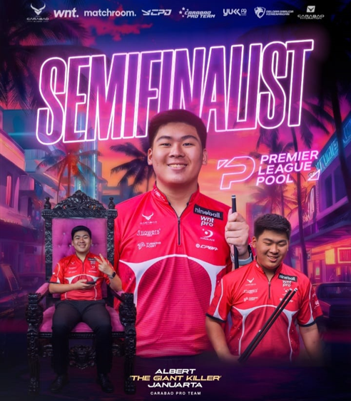 Albert ‘The Giant Killer’ Januarta Kembali Cetak Sejarah dalam Dunia Biliar Internasional