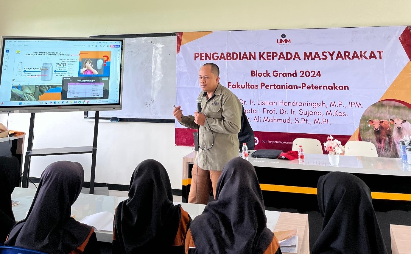 Kaitkan dengan Program Makan Bergizi, UMM Safari Pelatihan SMK Peternakan 