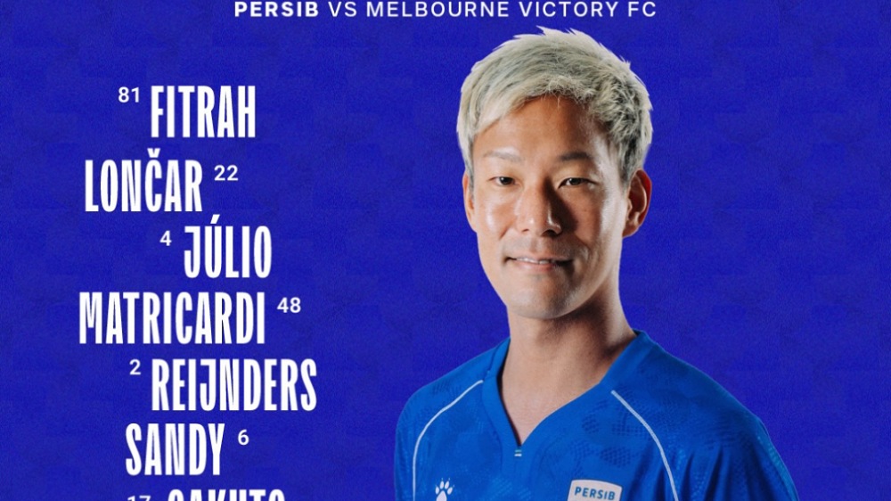 Persib vs Melbourne Victory: Gakuto Notsuda Starter, Adam Alis Pimpin Maung Bandung