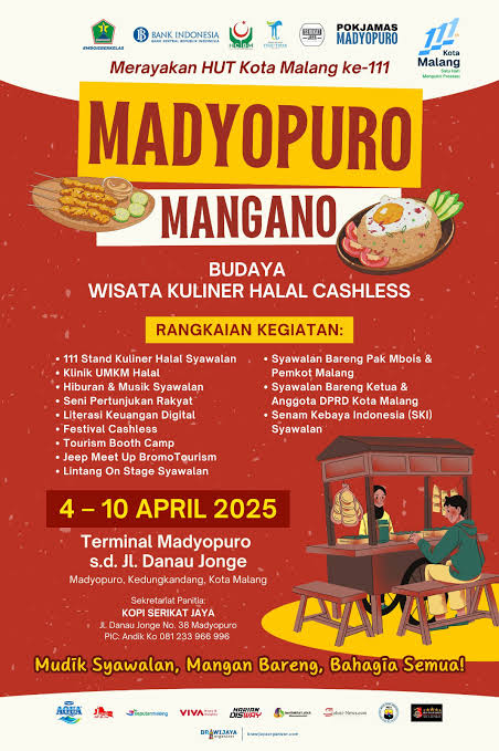 Madyopuro Mangano Menuju Sentra Wisata Kuliner Halal dan Pintu Gerbang Baru Kota Malang