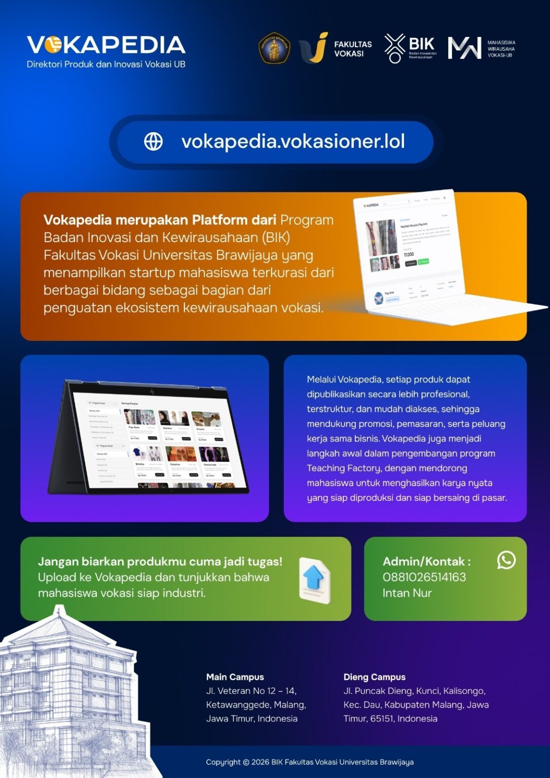 rating situs judi slot online Fakultas Vokasi UB Luncurkan Vokapedia, Marketplace Digital untuk Startup Mahasiswa - malang.disway.id