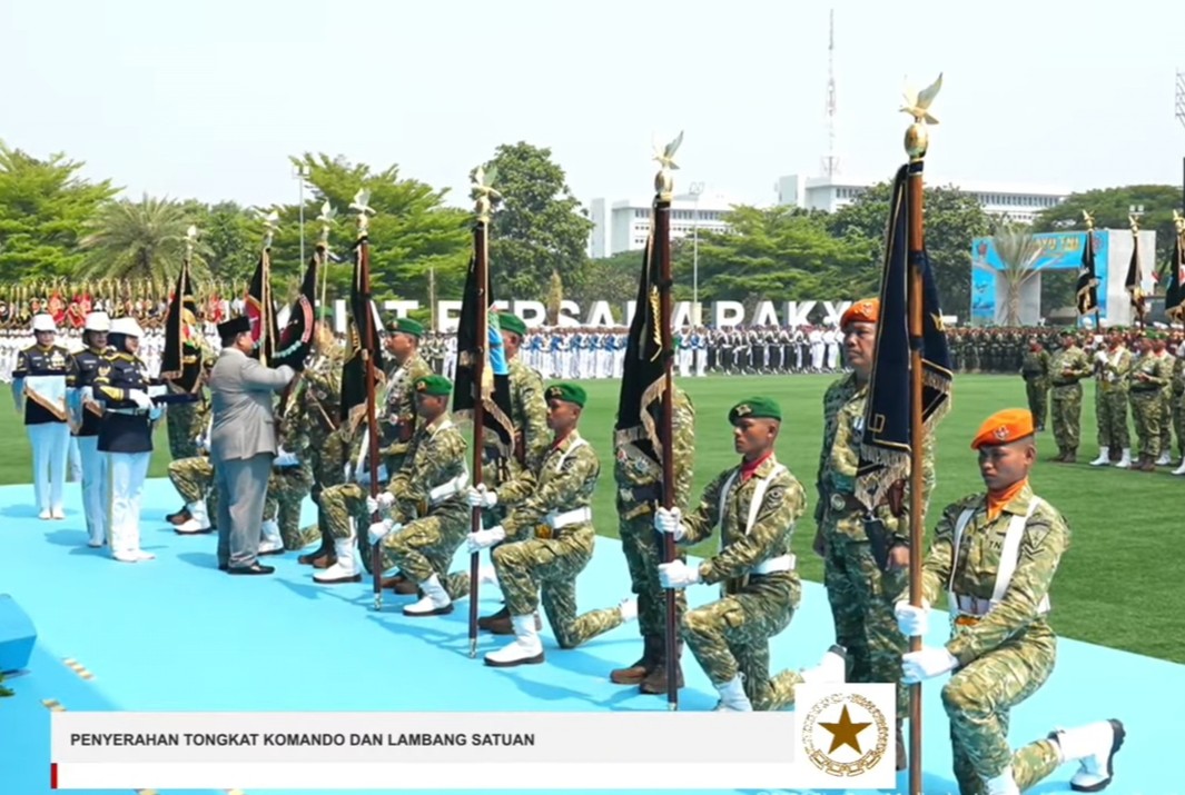 Prabowo Resmikan 204 Satuan TNI dan 6 Kodam Baru di HUT ke-81, Ini Daftarnya