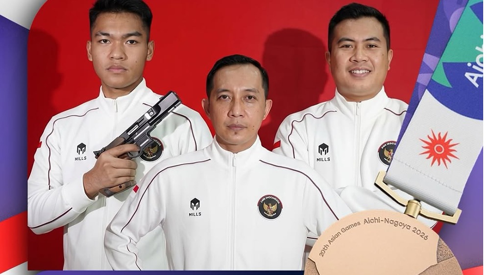 Medali ke-33 Indonesia di Asian Games 2026 Datang dari Tim Pistol