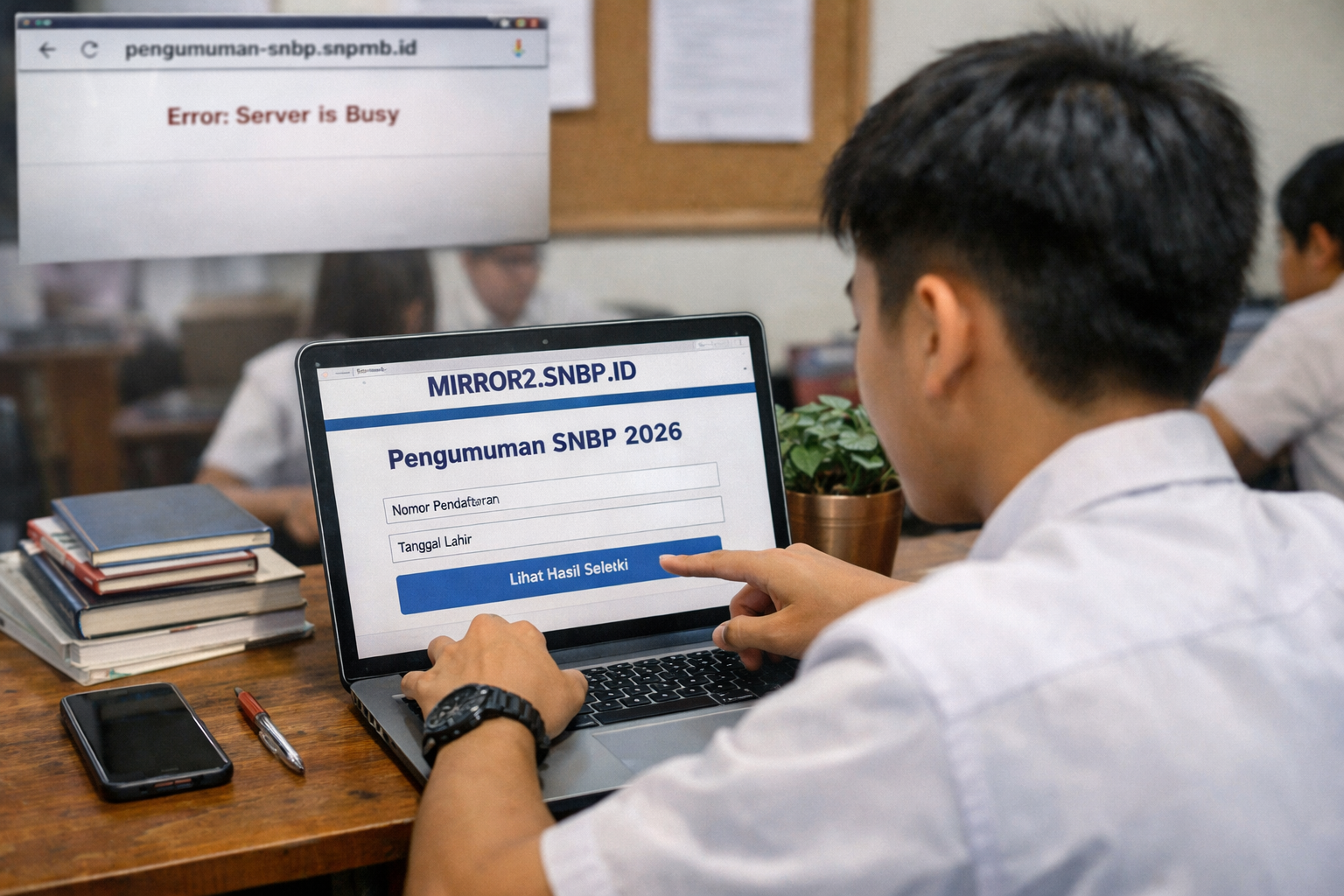 Hindari Lag saat Membuka Web Resmi SNBP, Ini Daftar Link Mirror yang Bisa Diakses