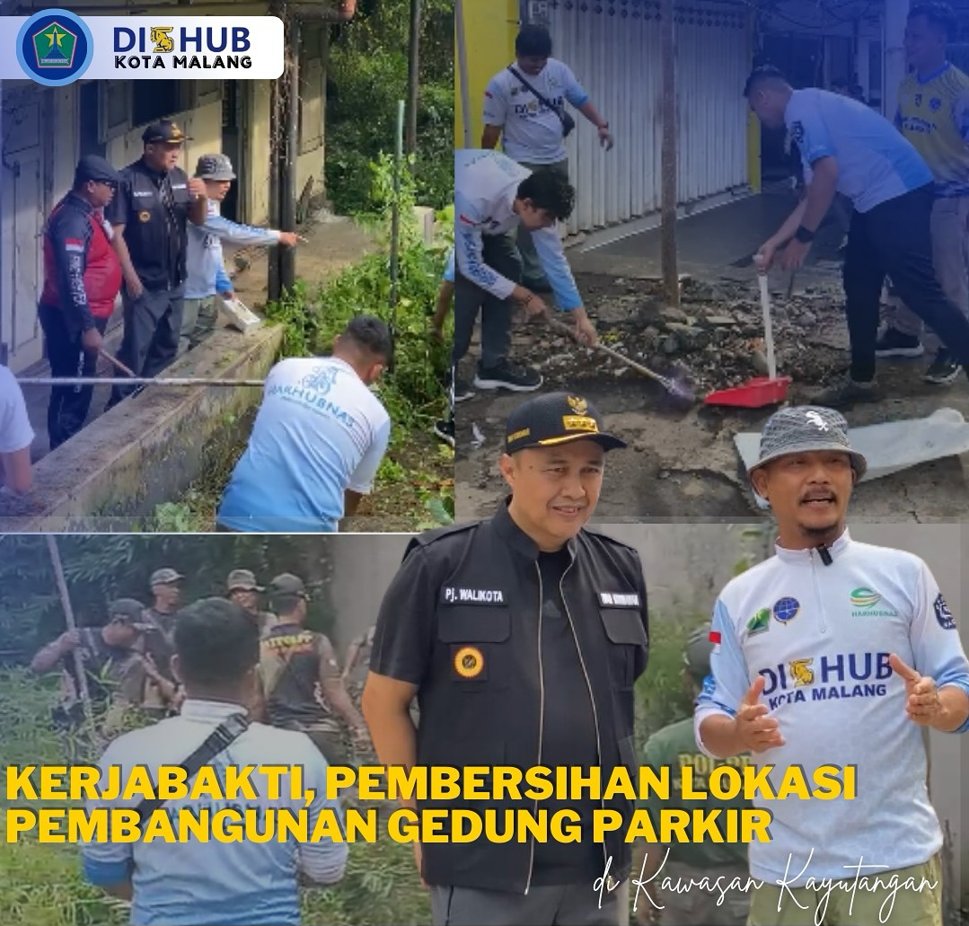 Penyiapan Lahan Parkir Khusus di Kayutangan Dimulai, Pj Wali Kota Malang Ikut Kerja Bakti 